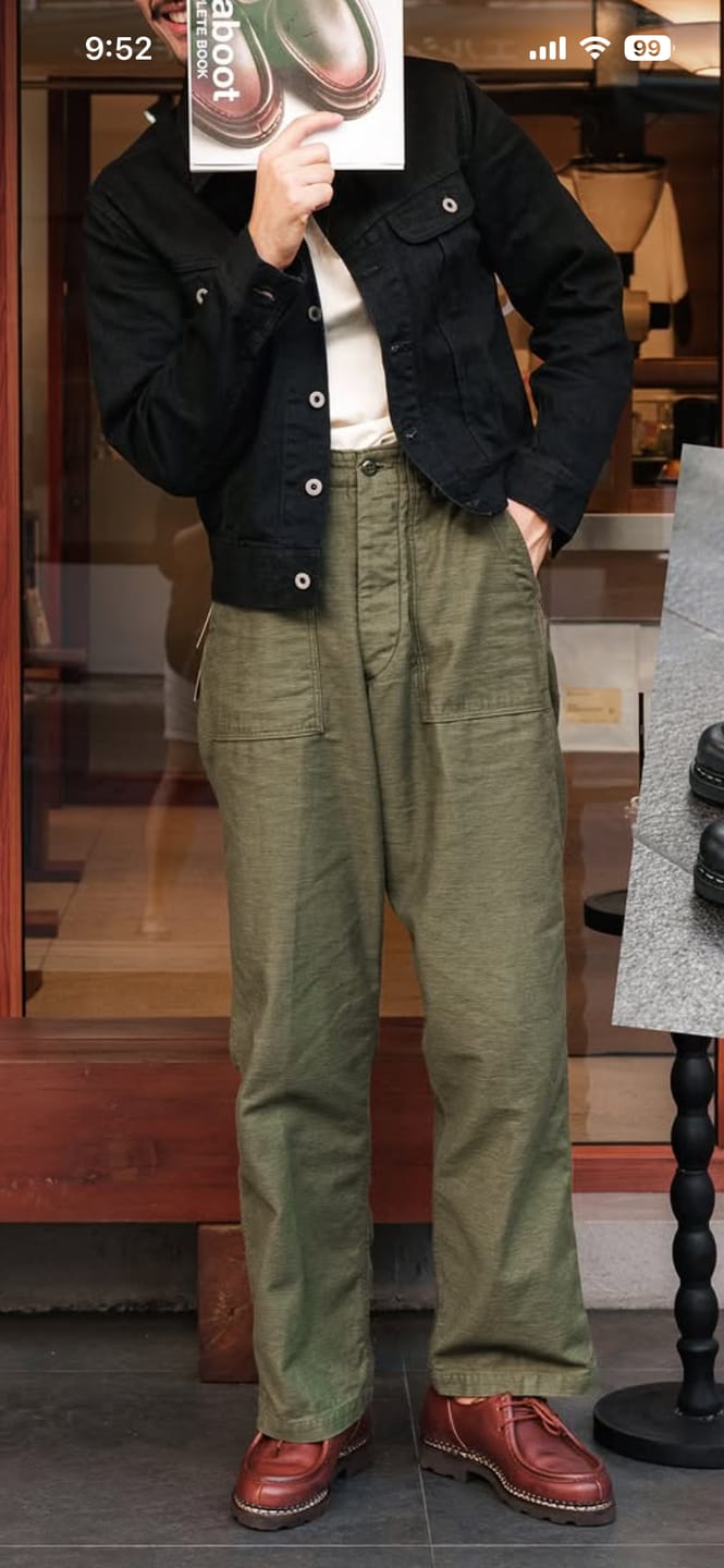 Customer photo review of US Army M-41 HBT Fatigue Trousers