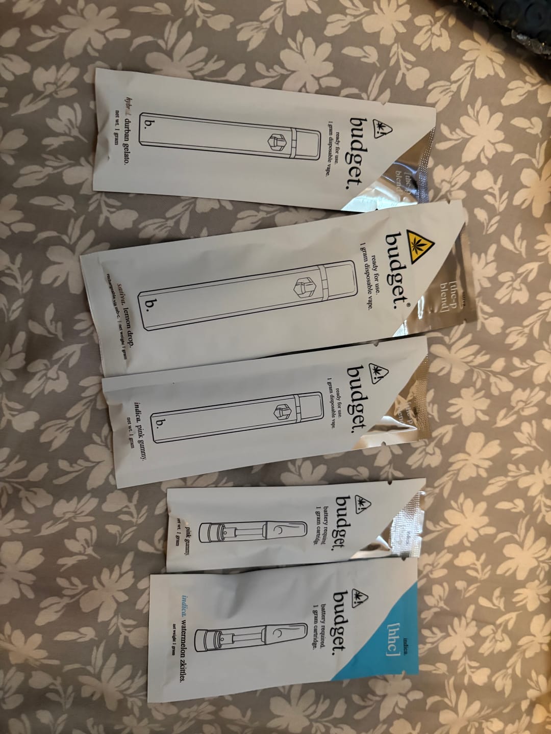 Customer photo review of 3pc Flavor Pack of 1 Gram THC-P Blend Vape Pen