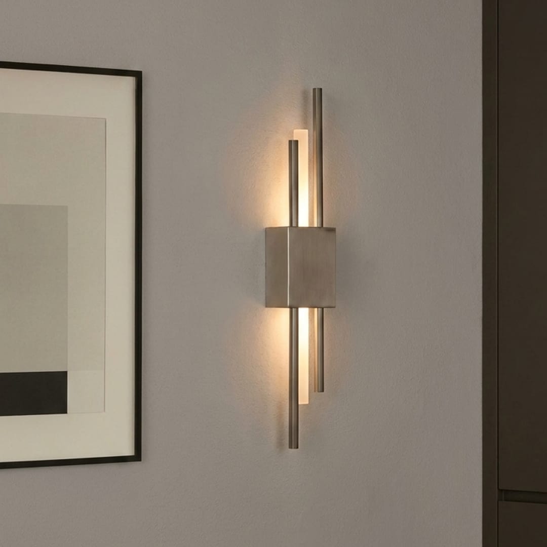 Customer photo review of Ambio Wireless Sconce  •  Silver