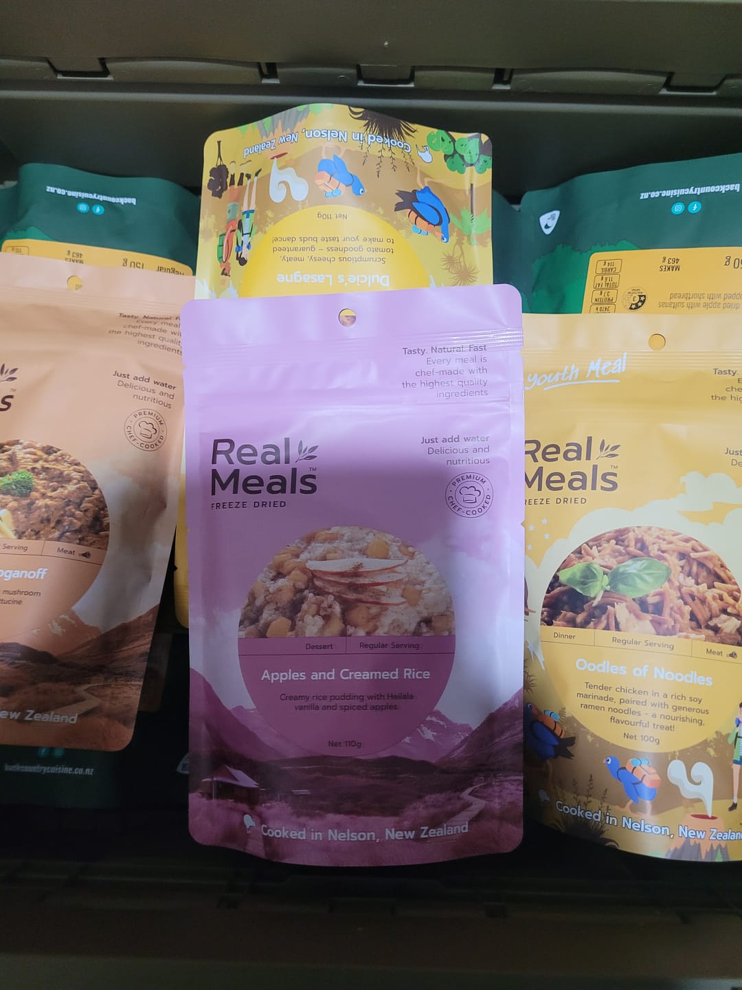 Customer photo review of Real Meals - Apples & Creamed Rice