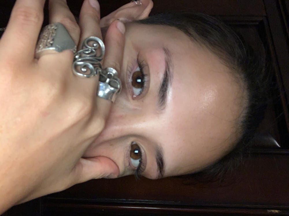 Customer photo review of Kit de Sérum para Pestañas y Cejas