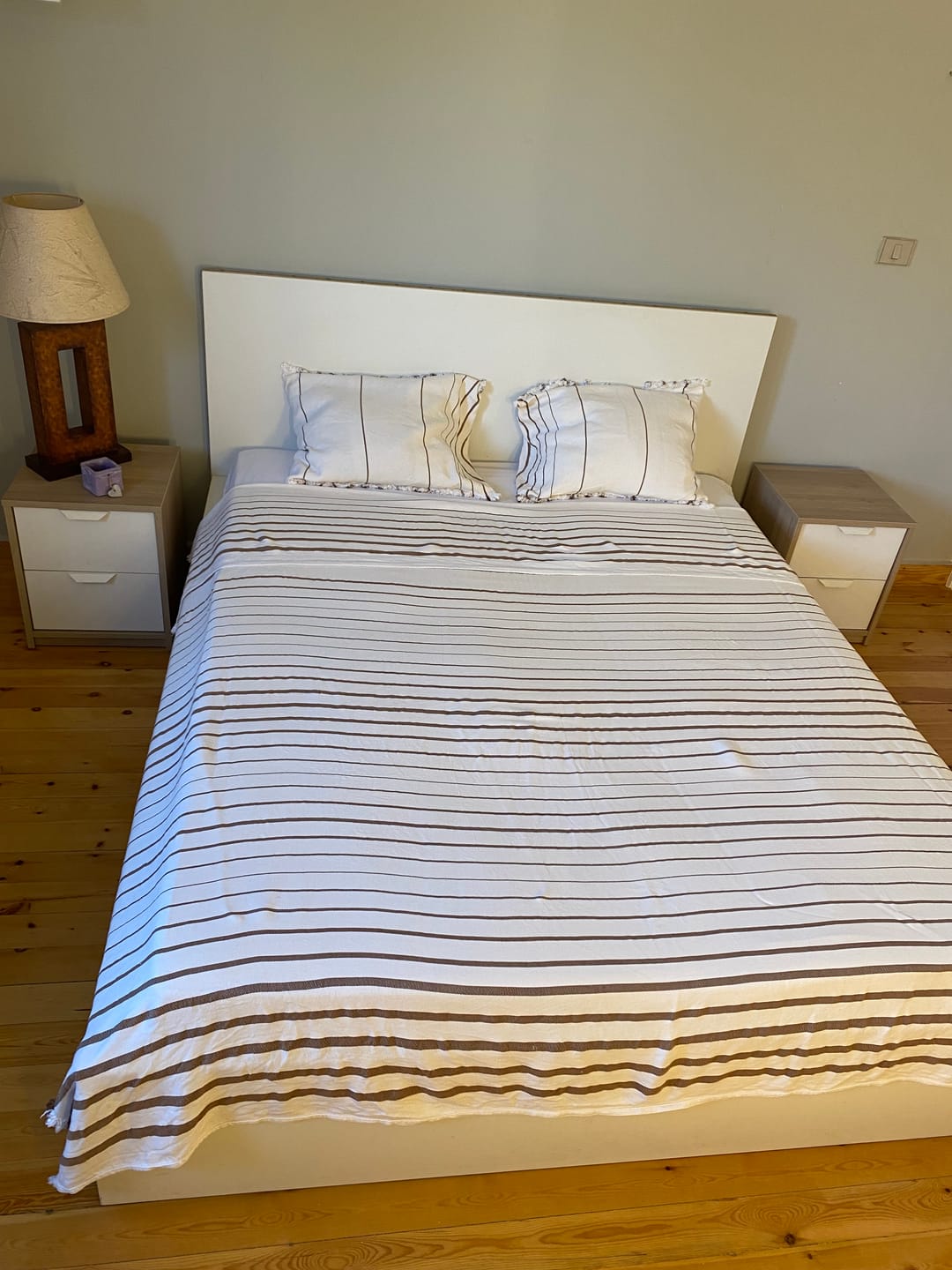 Customer photo review of Taji Handmade Cotton Coverlet TA14