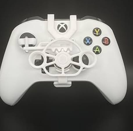 Customer photo review of Mini Steering Wheel for Xbox