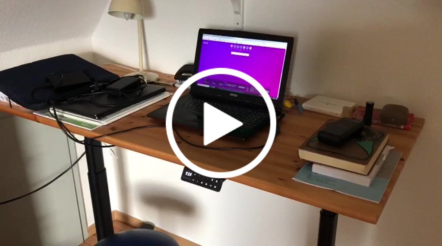 Customer video review of Maidesite EL2 Plus Art – Stilvoller und stabiler Höhenverstellbarer Schreibtisch
