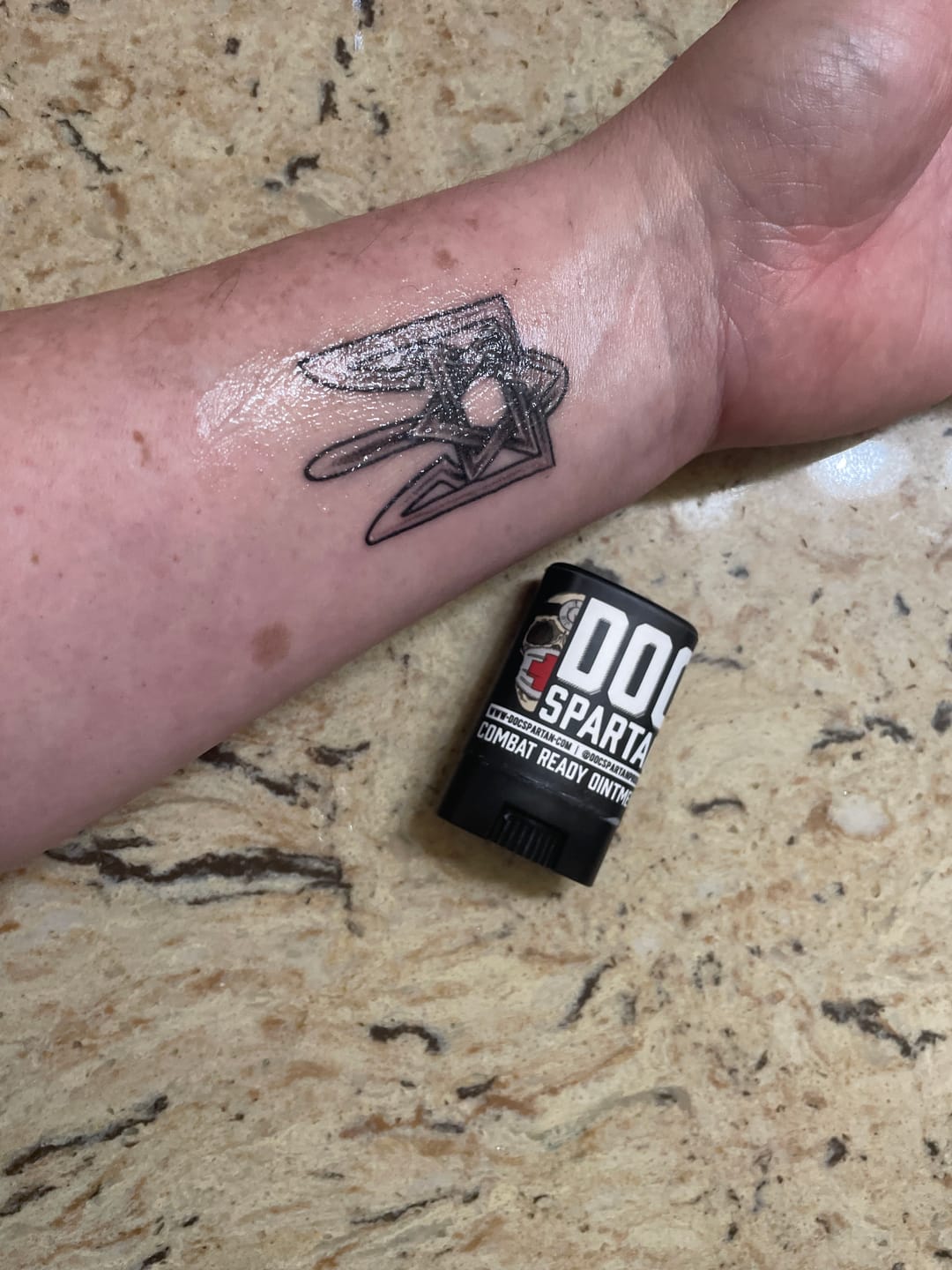 Customer photo review of Combat Ready Ointment - Big Tin
