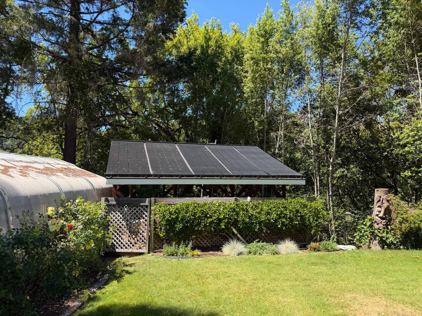 Customer photo review of SwimJoy Industrial Grade DIY Solar Pool Heater Kit - Advanced High-Wind Mounting System - Lifetime Ltd. Warranty