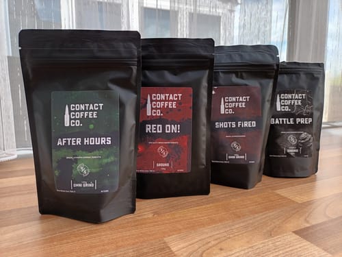 Customer photo review of Ground Coffee Sample Bags
