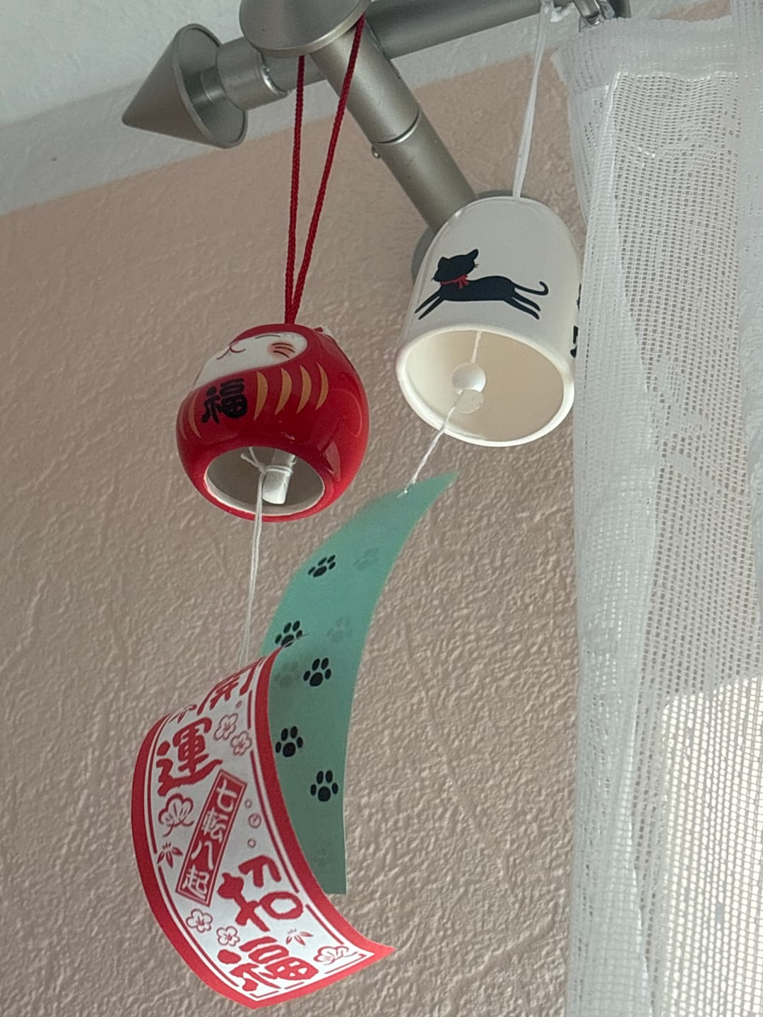 Customer photo review of Windspiel Neko Daruma