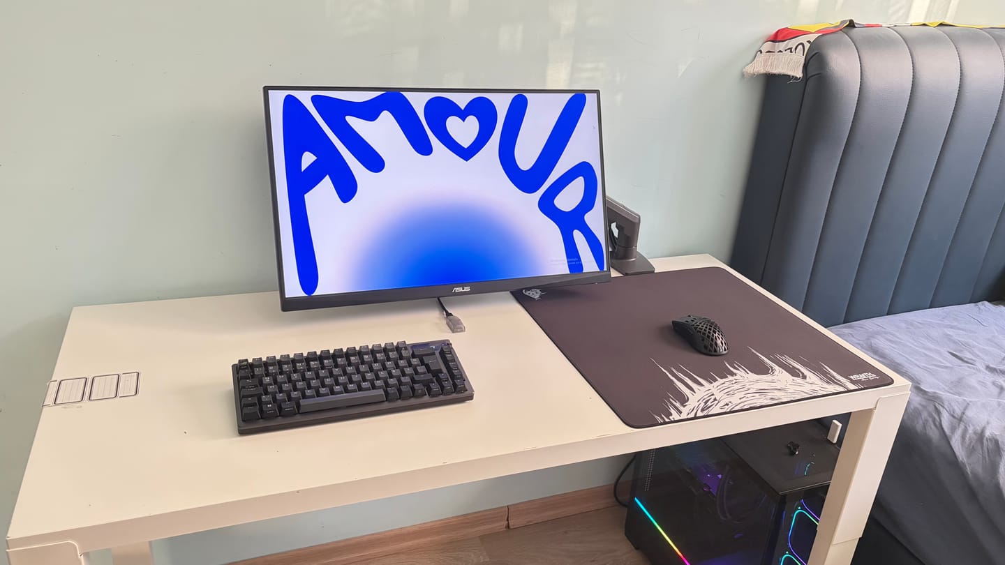 Customer photo review of Wraith Ace Series Poron Mousepad
