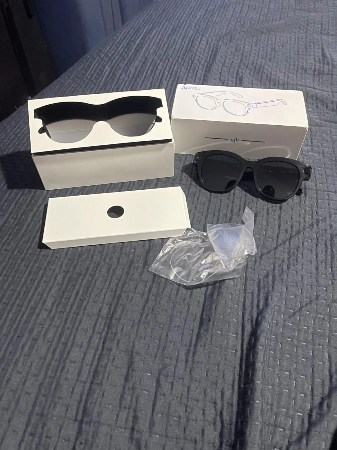 Customer photo review of AI Smart Glasses 8K Dual Camera Bluetooth Call Translator
