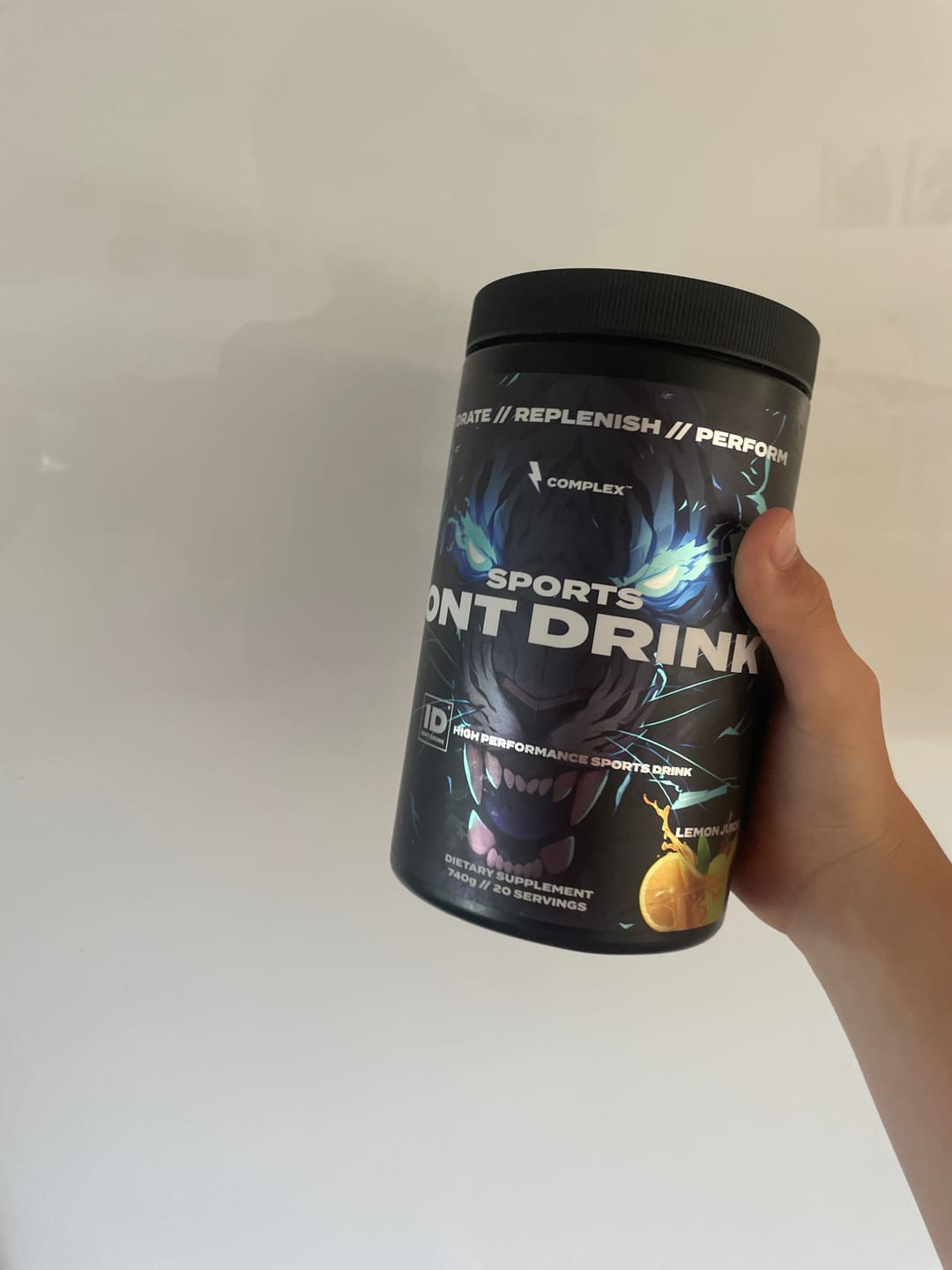Customer photo review of Dual-Carb Ion Drink