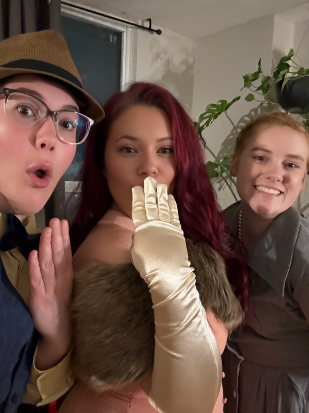 Customer photo review of 1940s Murder Mystery Host Your Own Game Kit