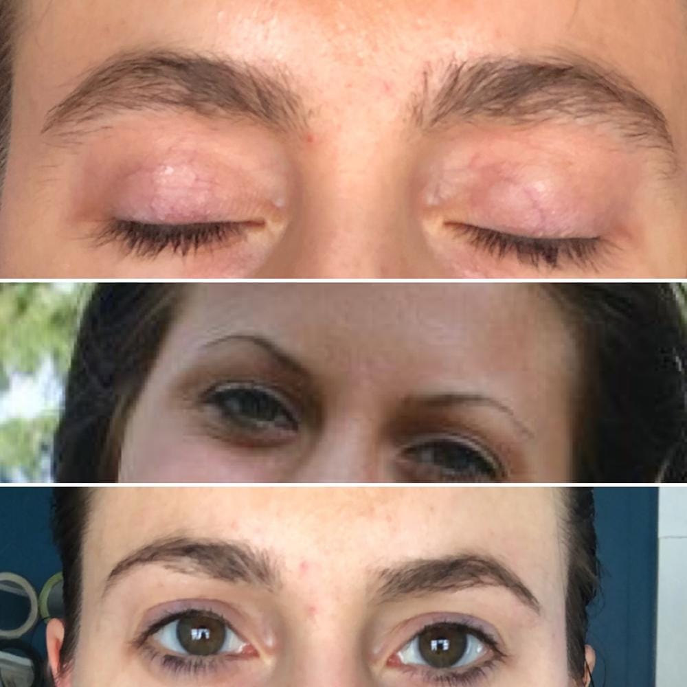 Customer photo review of Máscara de Crecimiento de Pestañas - Mejor que las Postizas
