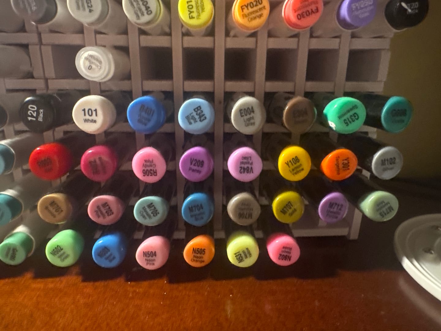 Customer photo review of Ohuhu Dual Nib Waterproof Acrylic Pen 30 / 60 / 90 Colors - Kakaako