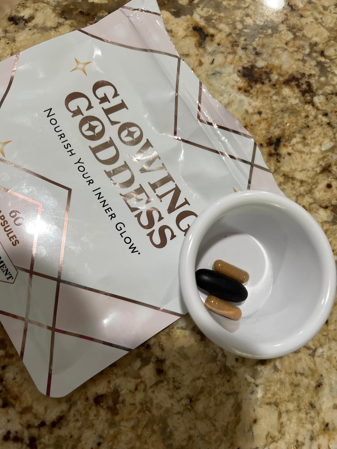 Customer photo review of GODDESS CAPSULES
