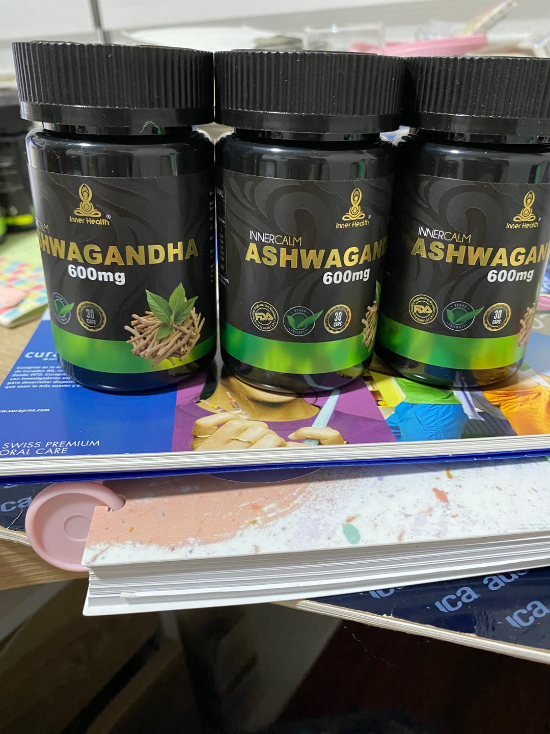 Customer photo review of [PRECIO CYBER] Pack 3 MESES Ashwagandha 600Mg 30 Caps - Ahorra Un 30% Y Paga Hasta En 3 Cuotas Sin Interés