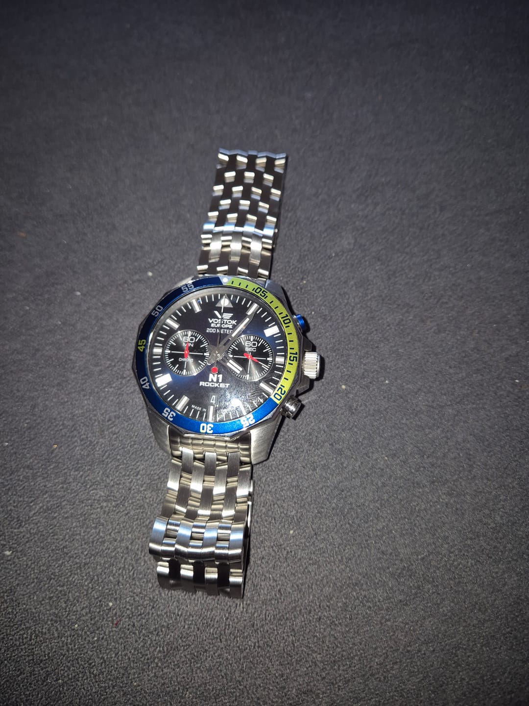 Customer photo review of ROCKET N1 STAINLESS STEEL BRACELET 22mm
