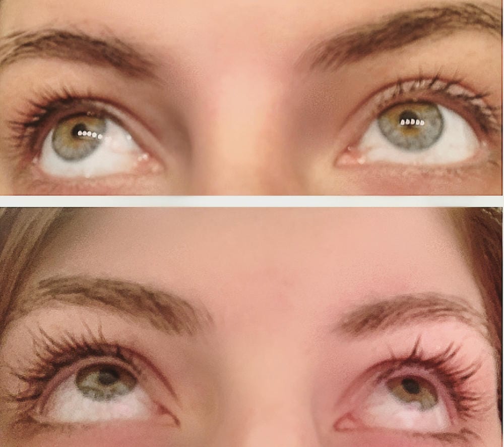 Customer photo review of Máscara de Crecimiento de Pestañas - Mejor que las Postizas