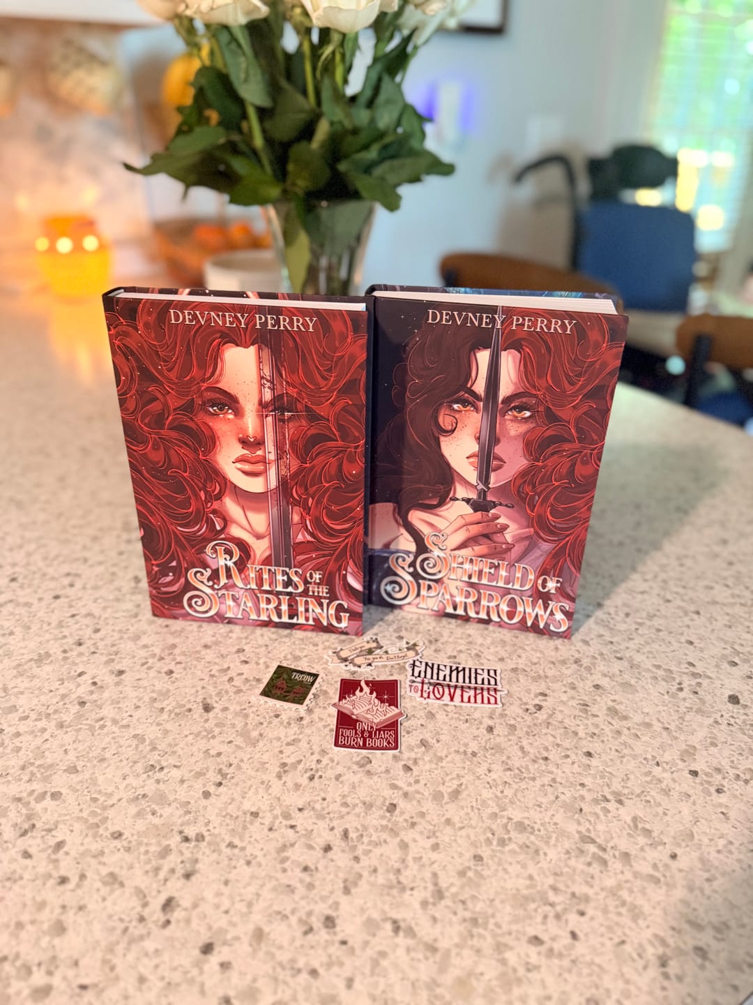 Customer photo review of PS Hardcover SE Rites of the Starling by Devney Perry