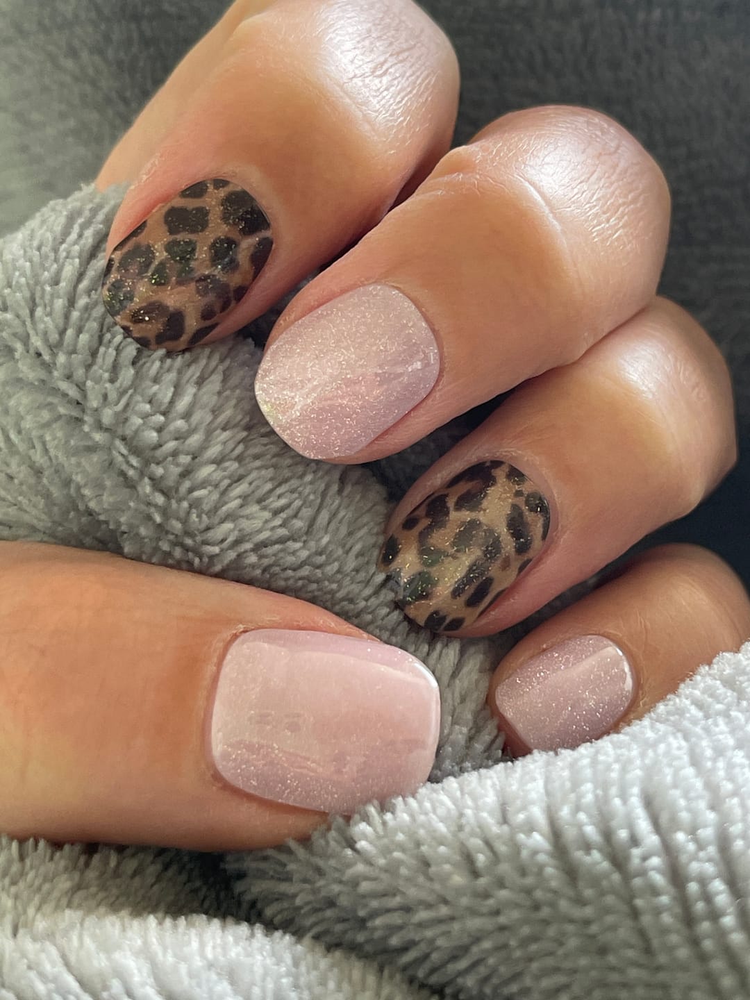 Customer photo review of UV Gel: Glazed Donut Cateye