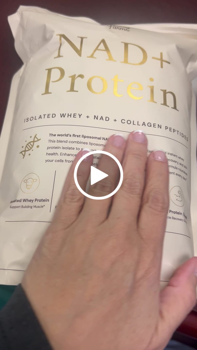 Customer video review of NAD+ Protein