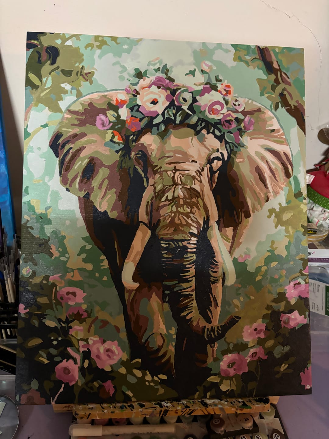 Customer photo review of Flower Crowned Elephant