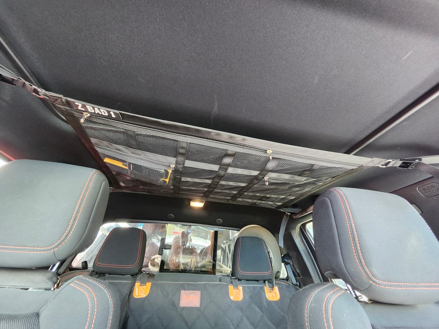 Customer photo review of ZBAD1 - Ute Roof Cargo Net