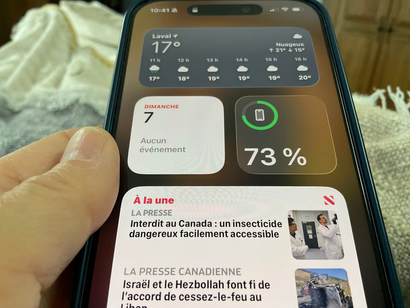 Customer photo review of Vitre Protectrice X2 - Installation Boutique