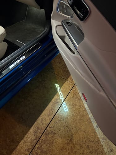 Customer photo review of MERCEDES DOOR LIGHTS