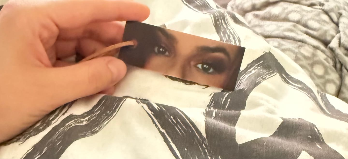 Customer photo review of Rückspiegel Anhänger - Augen