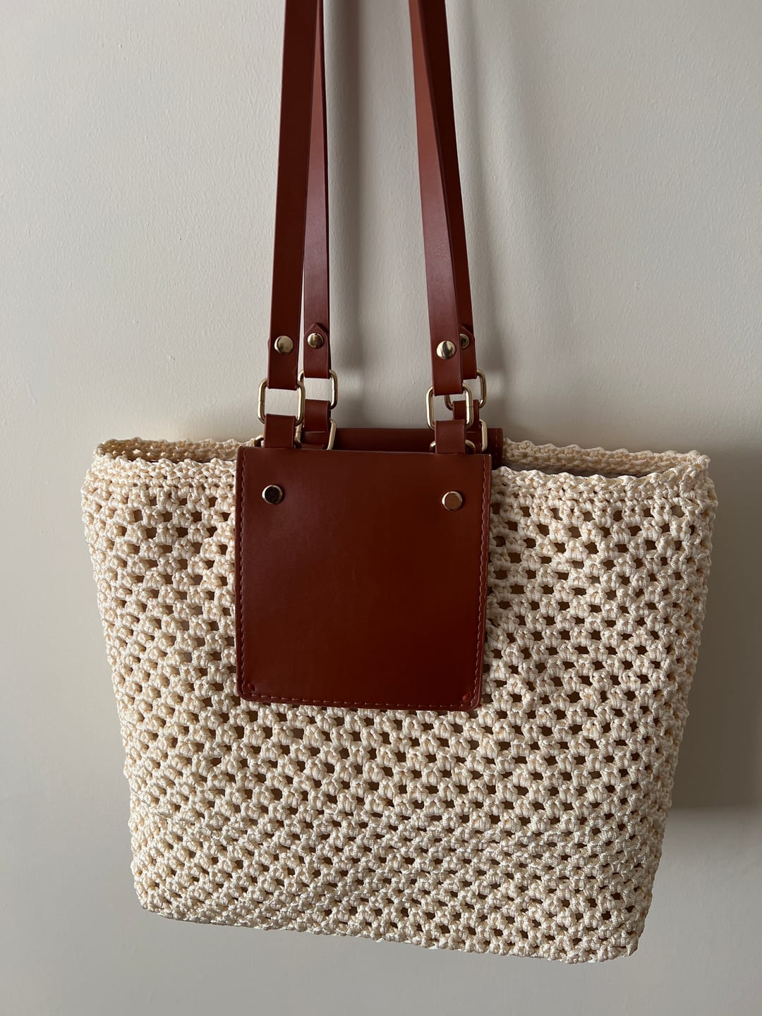 Customer photo review of Cleo Tote Crochet Kit