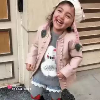 Customer's reaction image for the Summer Box, showing a happy, laughing child.