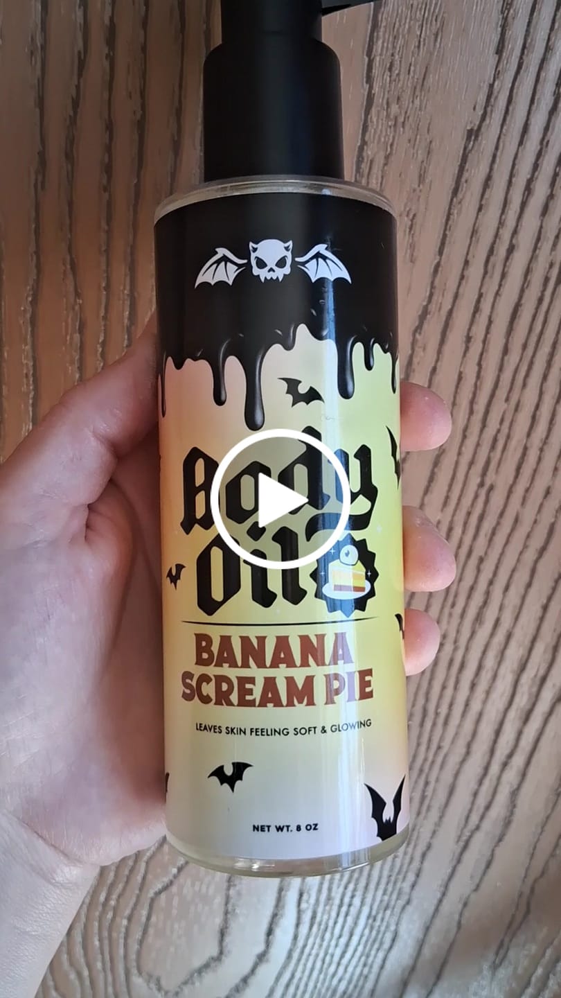 Customer video review of Banana Scream Pie Body Oil