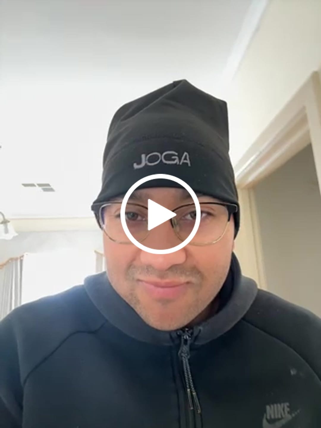 Customer video review of Beanie