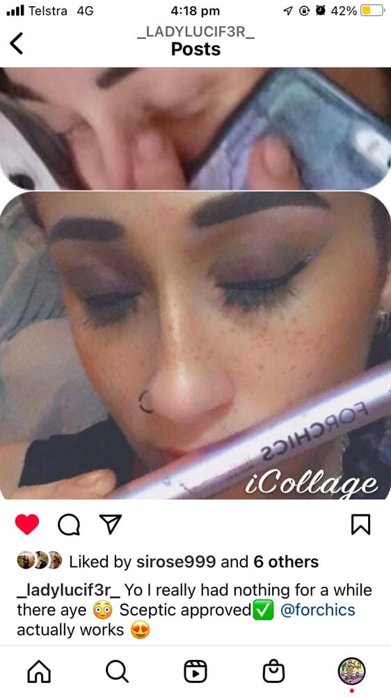 Customer photo review of Spray de Aceite para el Crecimiento del Cabello