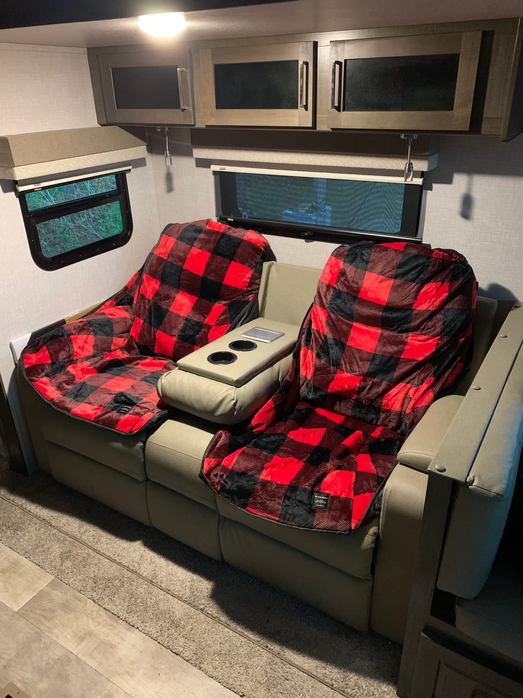 Customer photo review of The Chair Blanket
