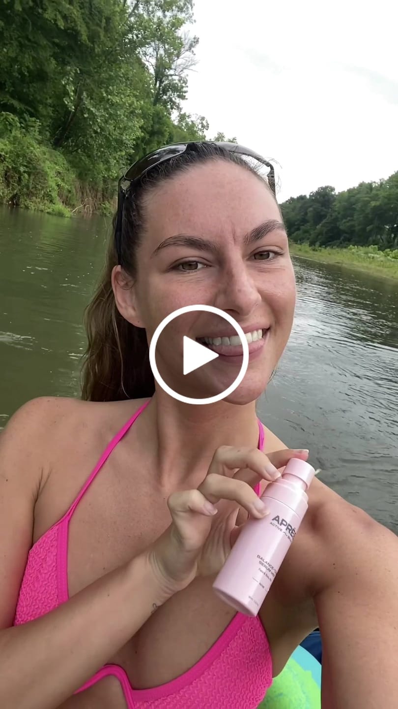 Customer video review of Balancing Serum Face + Body Mist