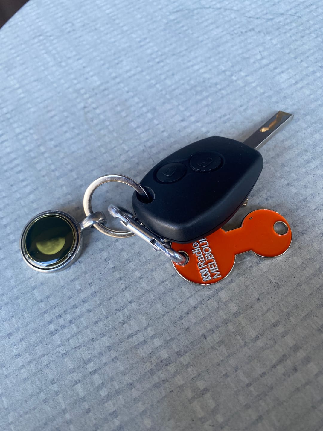 Customer photo review of Regio Keychain in Pewter