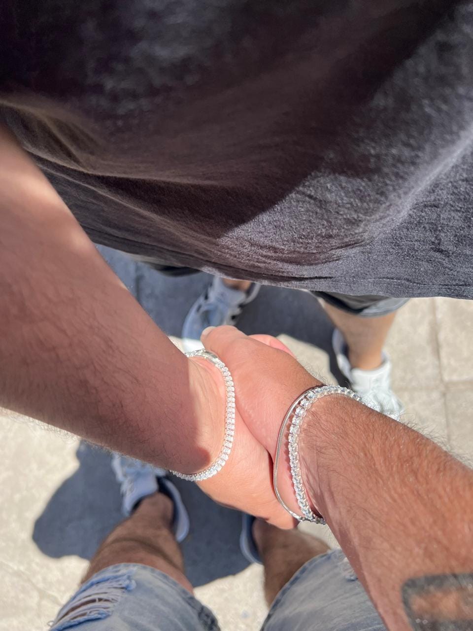 Customer photo review of Pulsera Tennis Rectangular 4MM