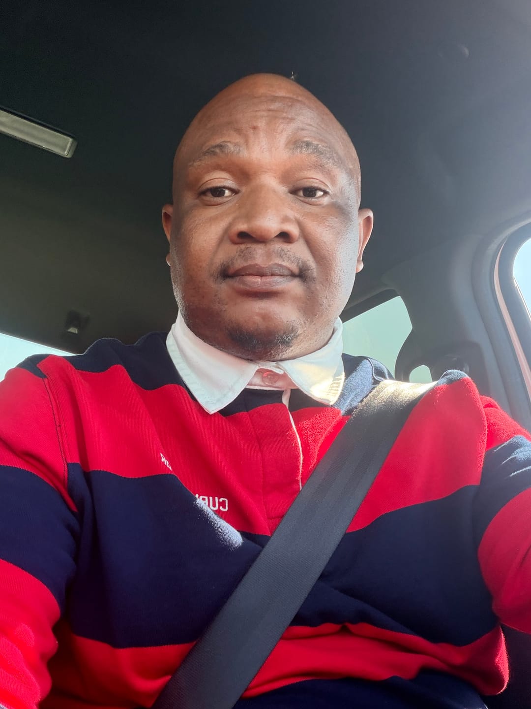 Customer photo review of Hero Rugby Polo Red & Navy
