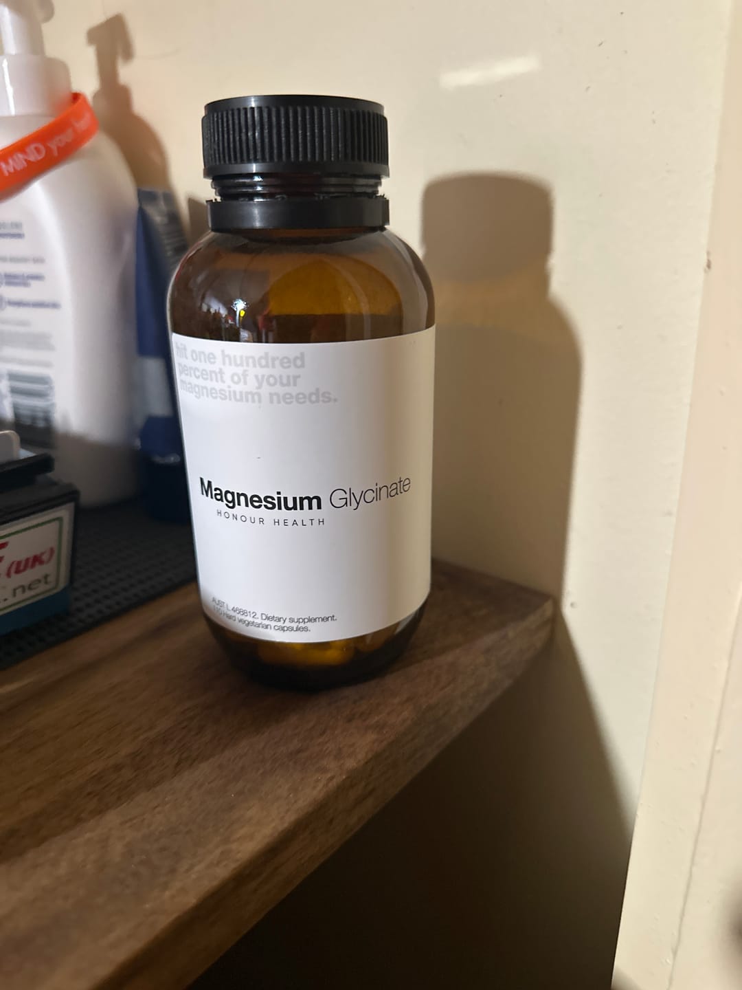 Customer photo review of Magnesium Glycinate (Pure & Unbuffered) - 110 Capsules
