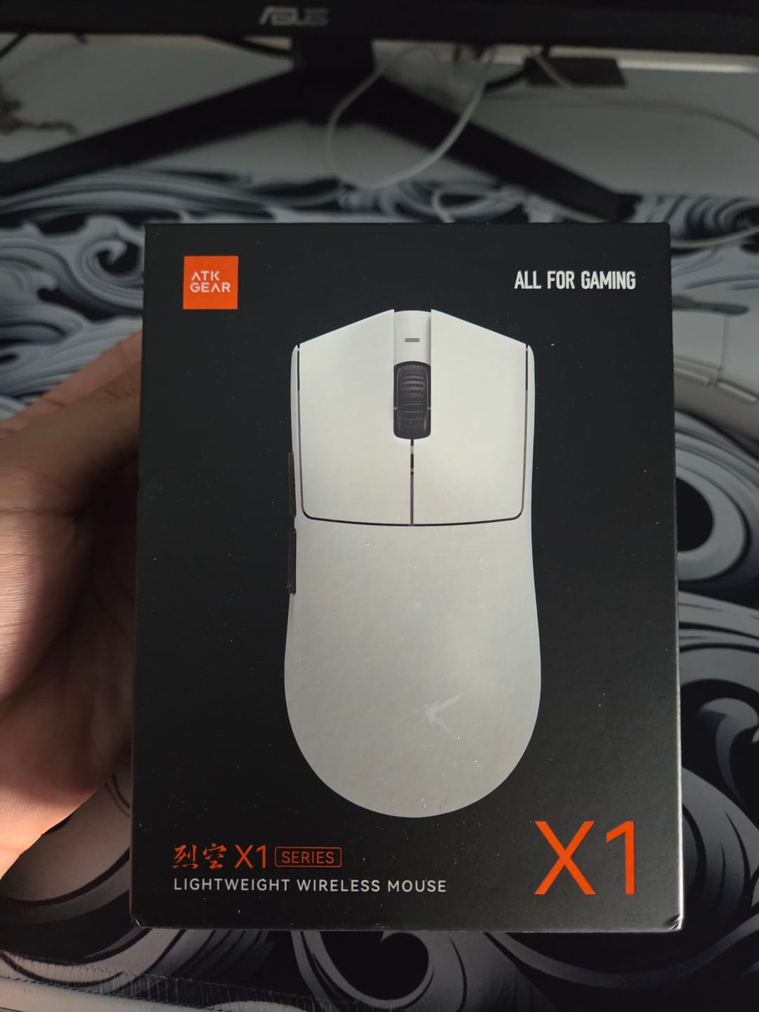 Customer photo review of ATK Blazing Sky X1 Wireless Mouse