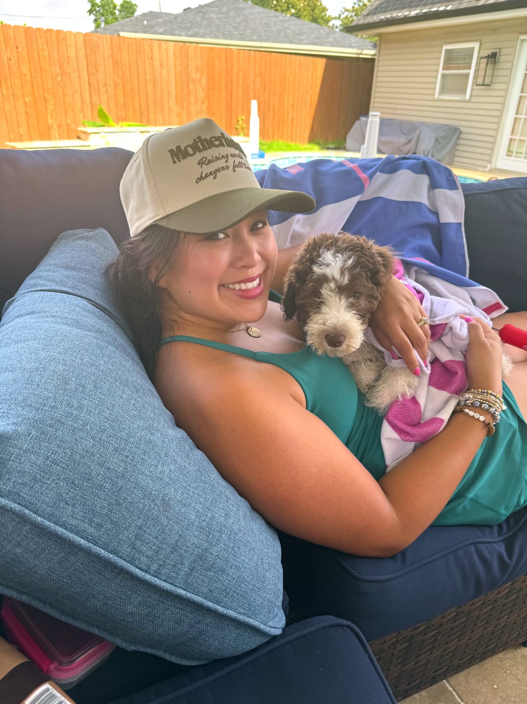 Customer photo review of Hat: Motherhood: Raising World Changer
