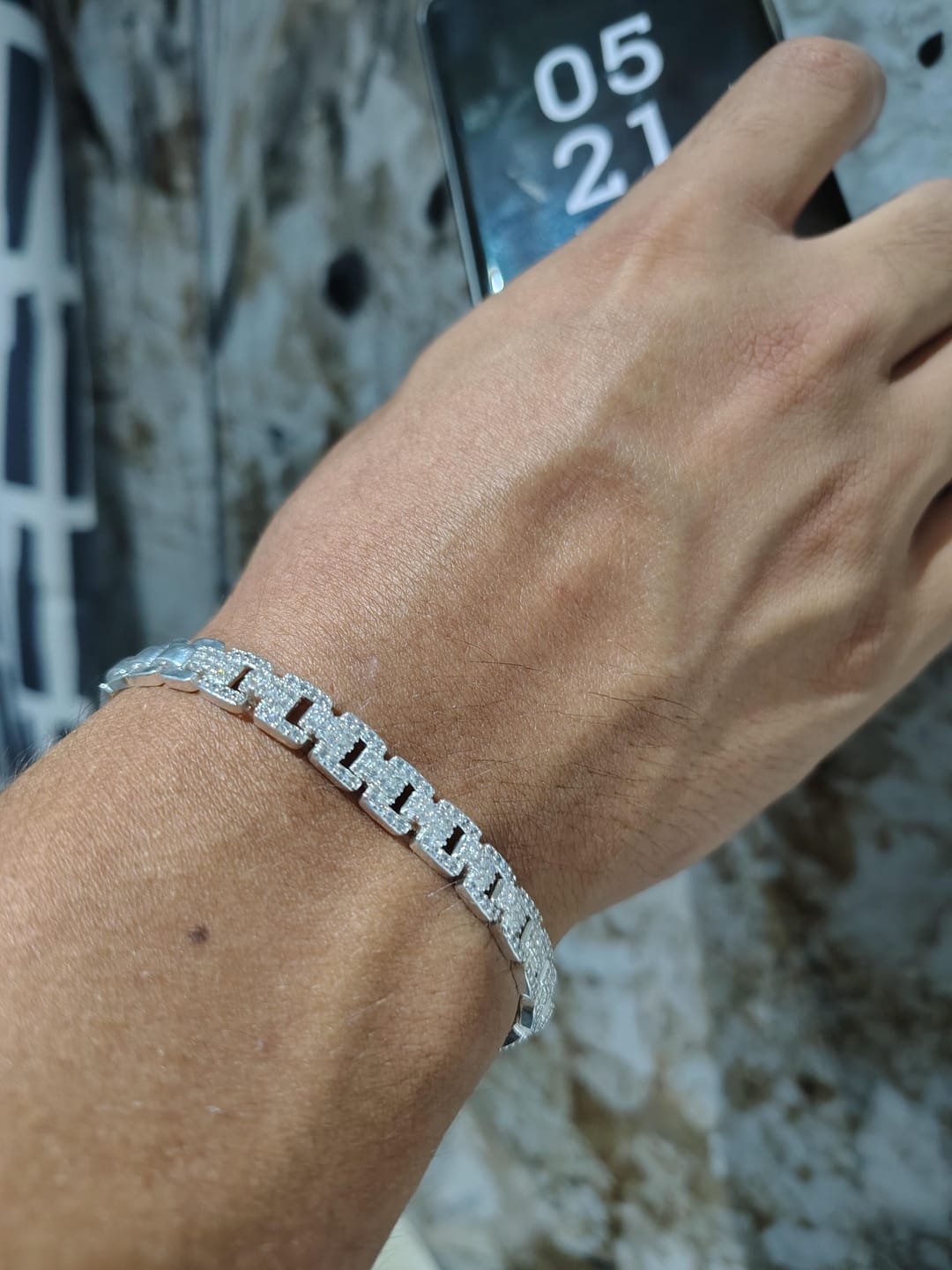 Customer photo review of Pulsera Cubana Tennis