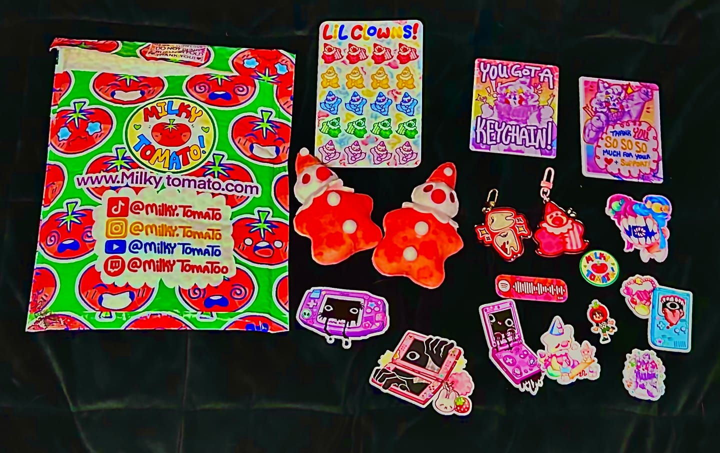 Customer photo review of Cute Lil Clown Plushies!