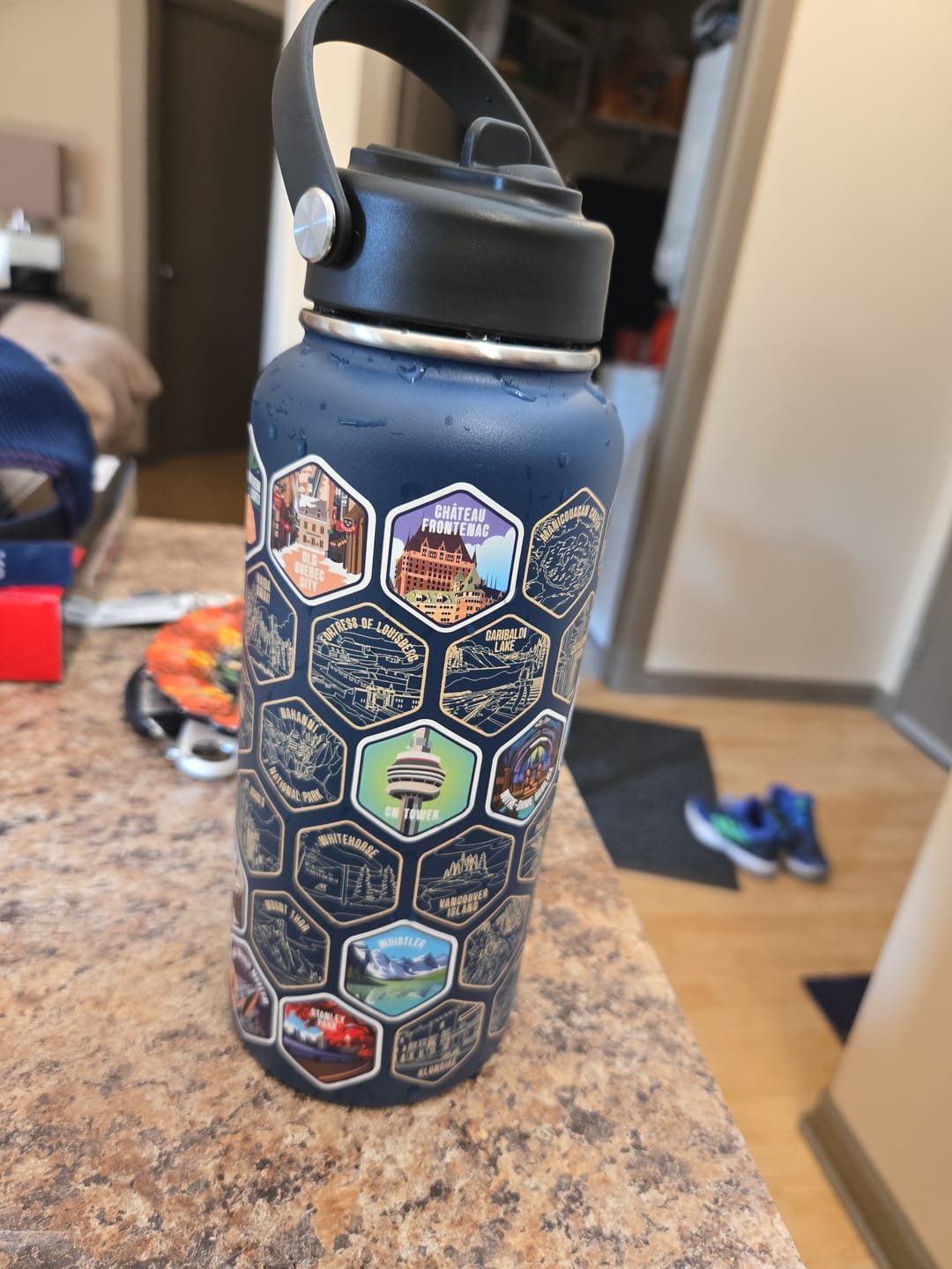 Customer photo review of Canada Bottle + Stickers