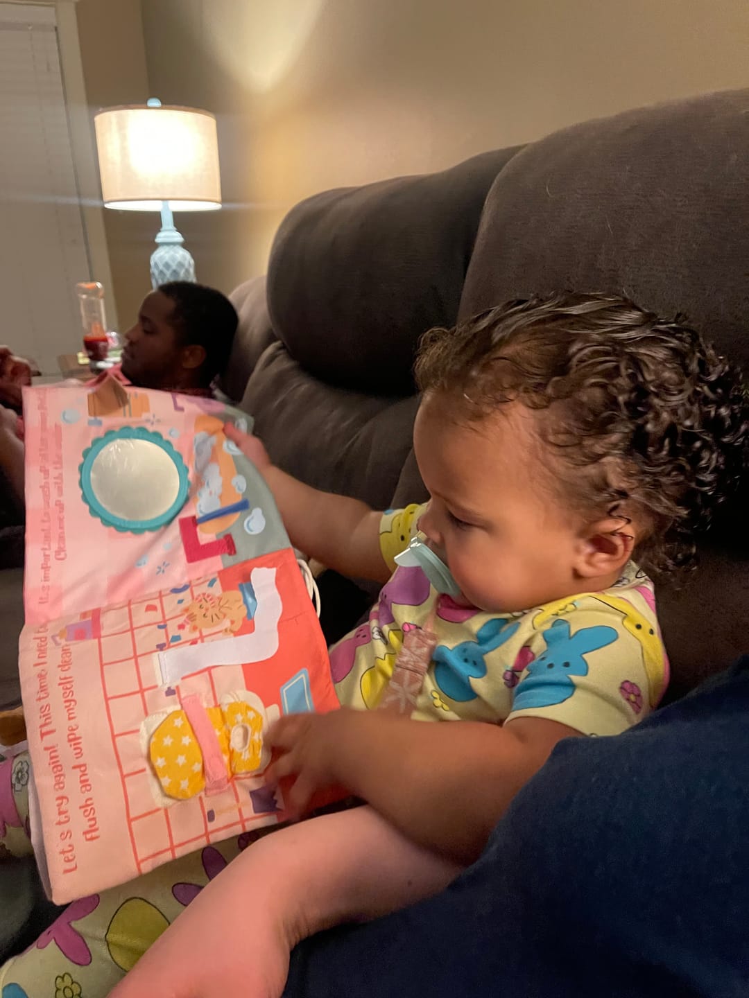 Customer photo review of Hello Potty - Personalized Montessori Soft Book