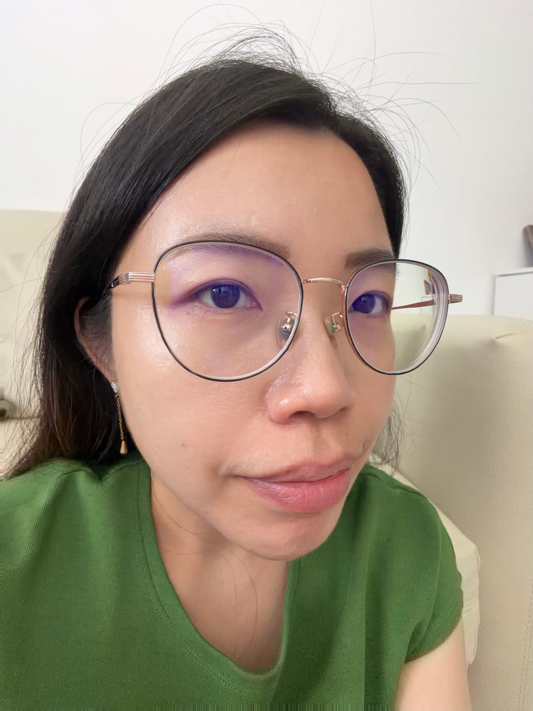 Customer photo review of Vitamin Glow Tinted Mineral Sunscreen SPF50 PA++++