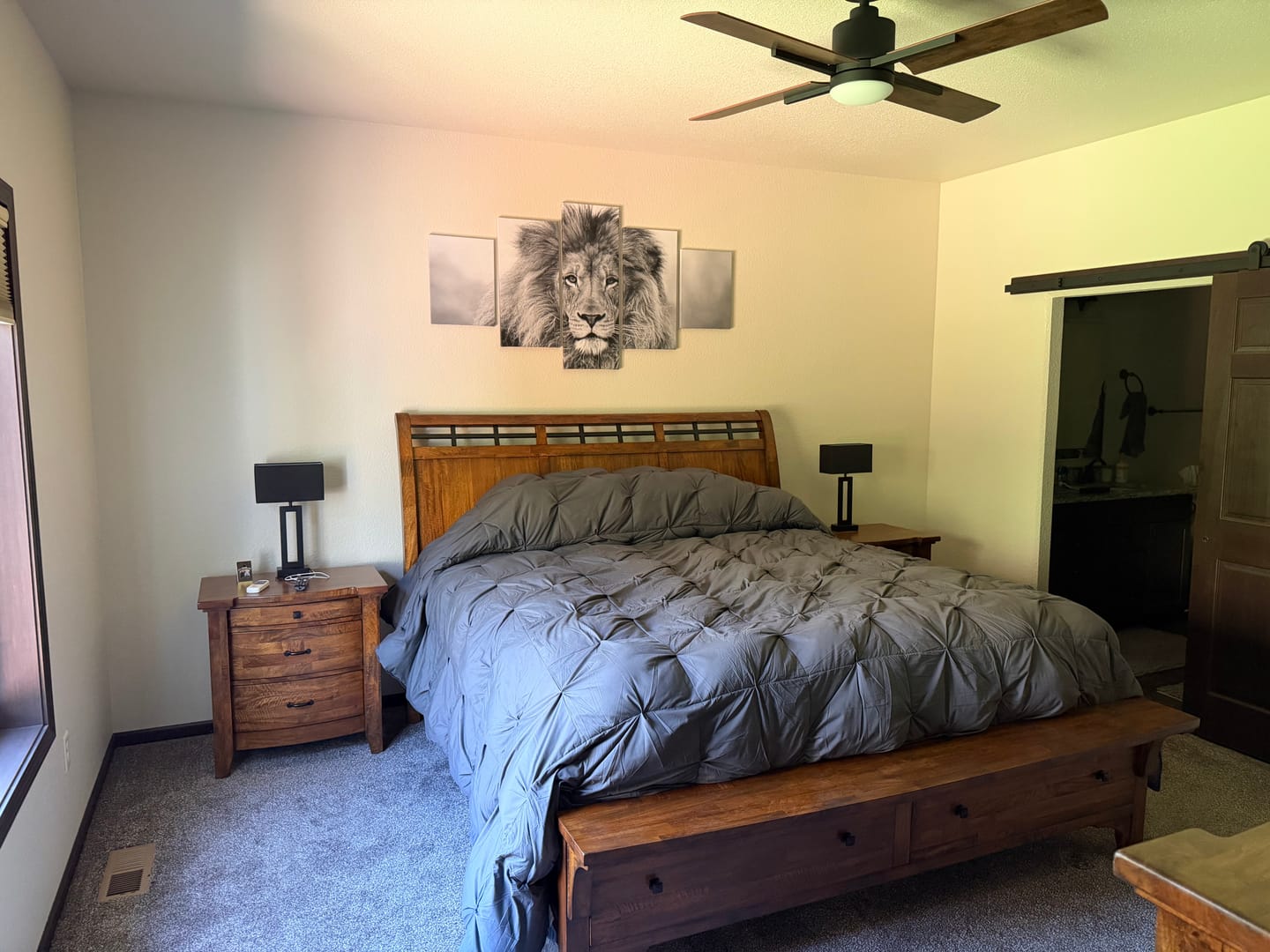 Customer photo review of Black and White Lion