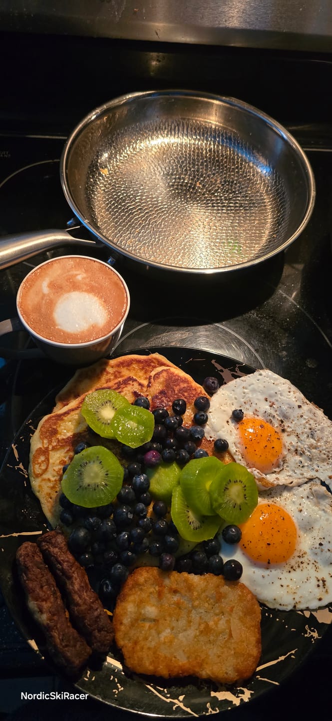 Customer photo review of Titanium Frying Pan I Chemical & PFAS-Free